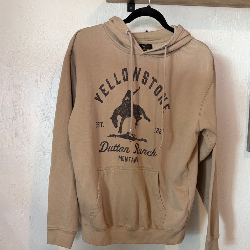 Yellowstone Dutton Ranch Tan Hoodie